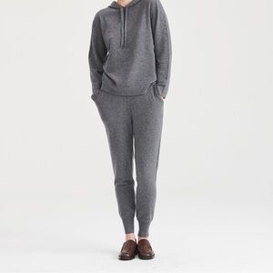 Naadam Women’s Off Duty Cashmere Joggers Grey Size XS Loungewear Casual Pants